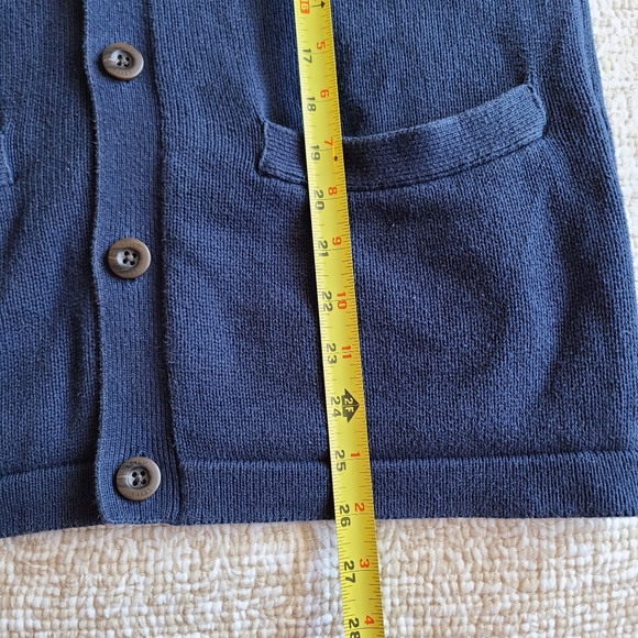 Levi's Men's Cardigan - Small - Navy Blue - Button Down Sweater - Picture 13 of 13